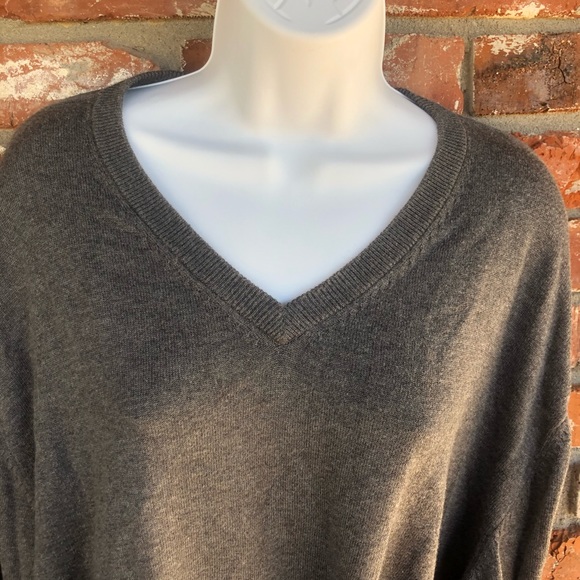 Duck Head classic charcoal gray V neck sweater XXL - Picture 4 of 7